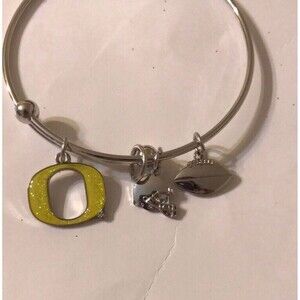NCAA Oregon Ducks Charm Bracelet